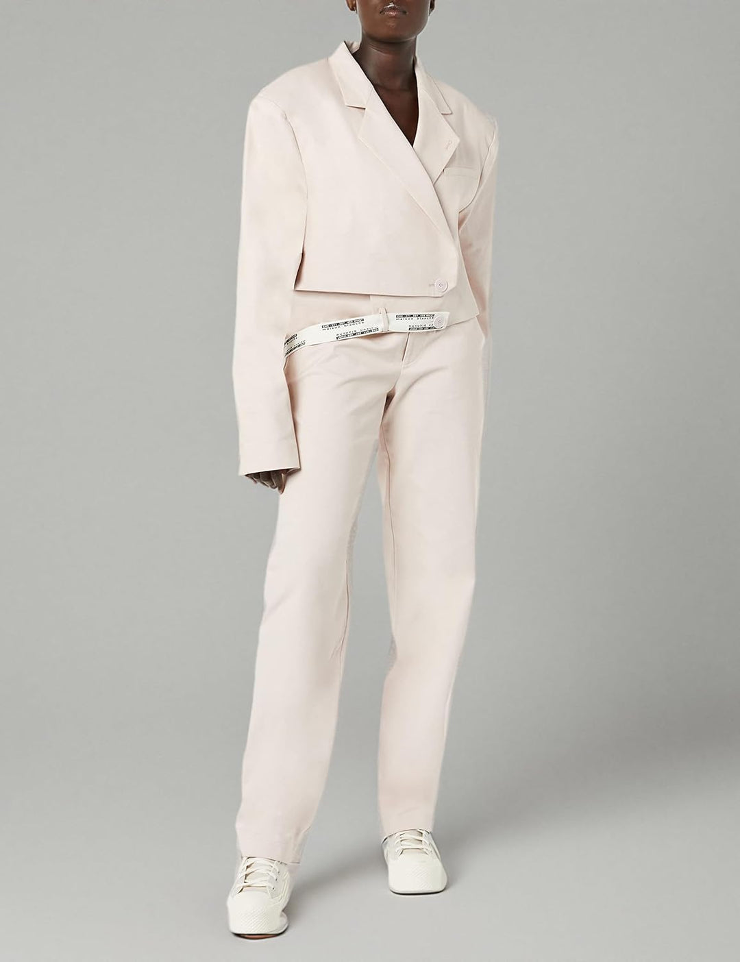 maison blanche Hochtaillierte Hose 1 Gedämpftes Violett, 1 Gedämpftes Violett