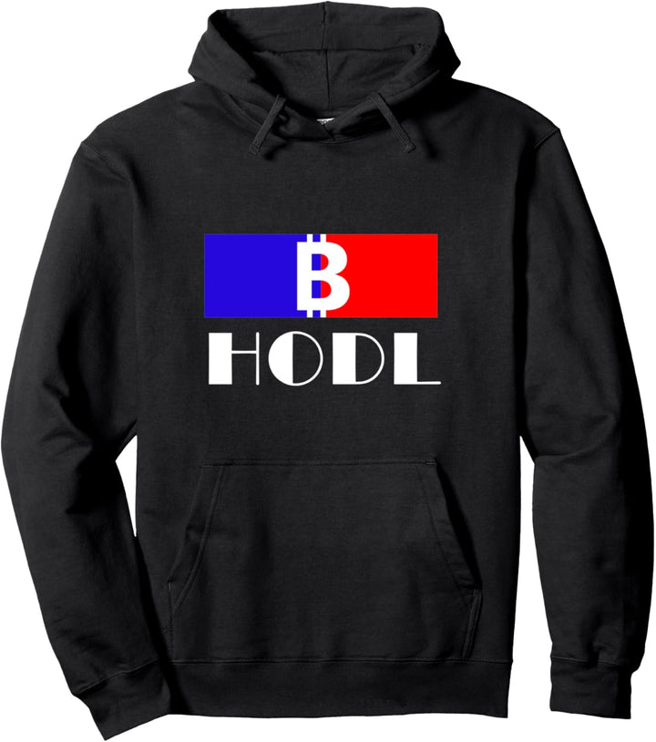 Bitcoin Hodl Bunt BTC Krypto Crypto Investor Handel Hodler Pullover Hoodie