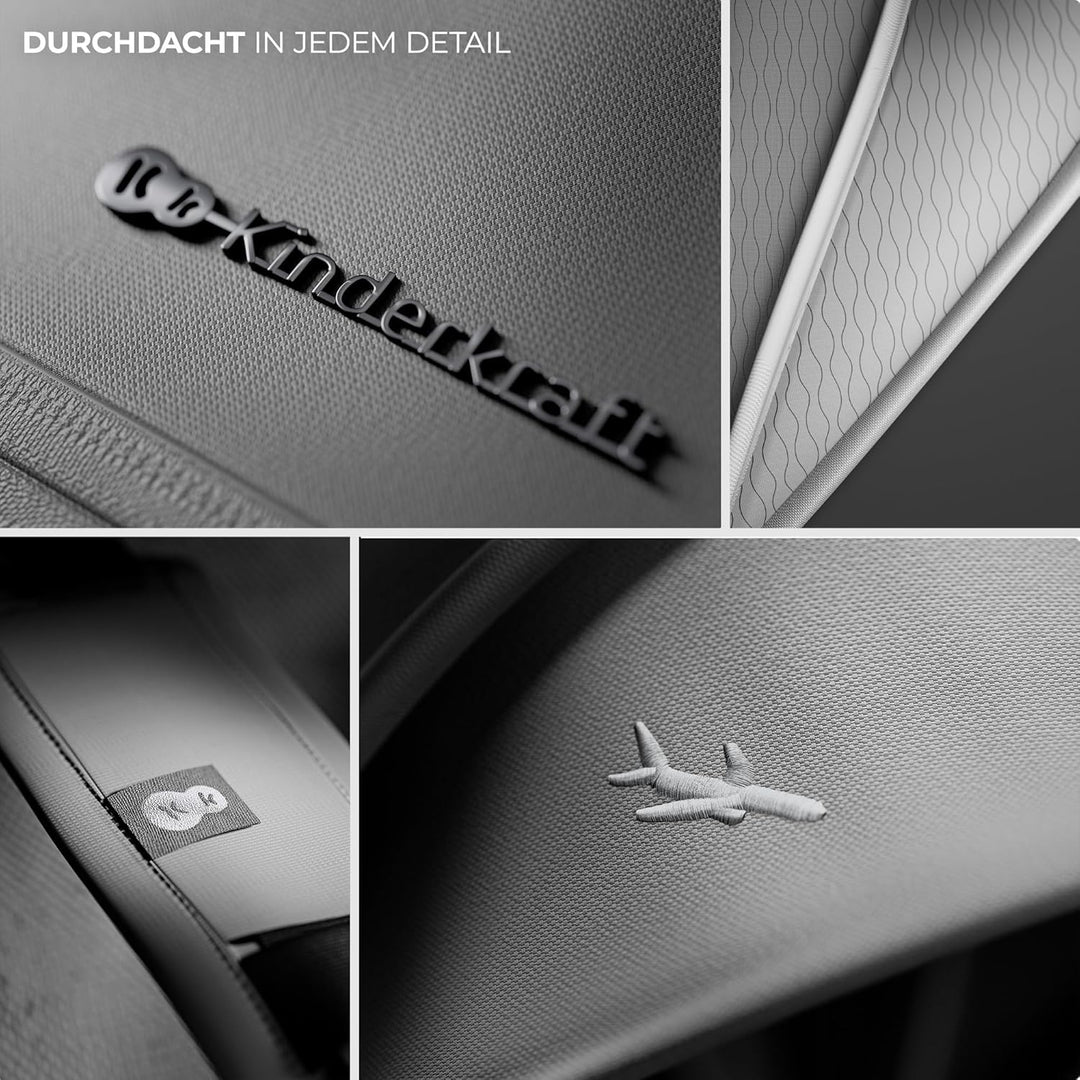 Kinderkraft PILOT 2 Kinderwagen, Liegebuggy, Sportwagen, Innovatives Klappsystem, Kleine Masse nach