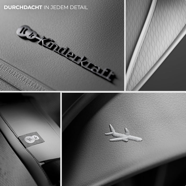 Kinderkraft PILOT 2 Kinderwagen, Liegebuggy, Sportwagen, Innovatives Klappsystem, Kleine Masse nach