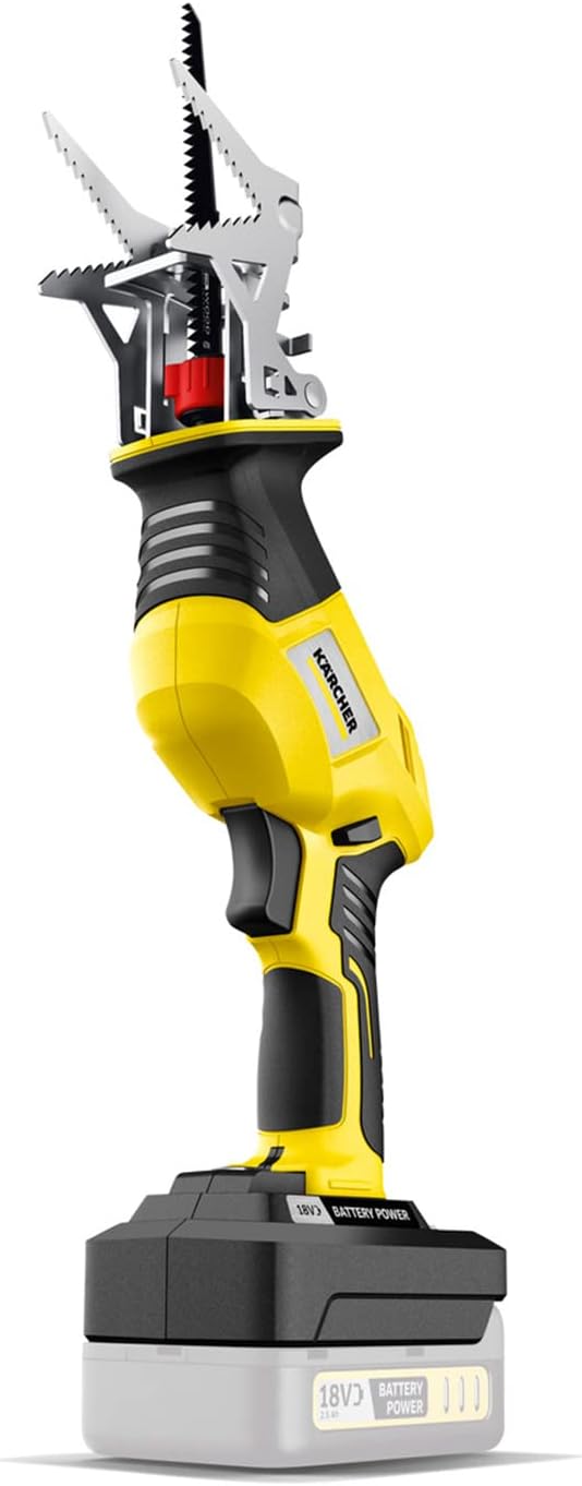 Kärcher 18 V Akku-Astsäge PGS 4-18, für Äste mit einem Durchmesser von bis zu 8 cm, abnehmbarer Astb