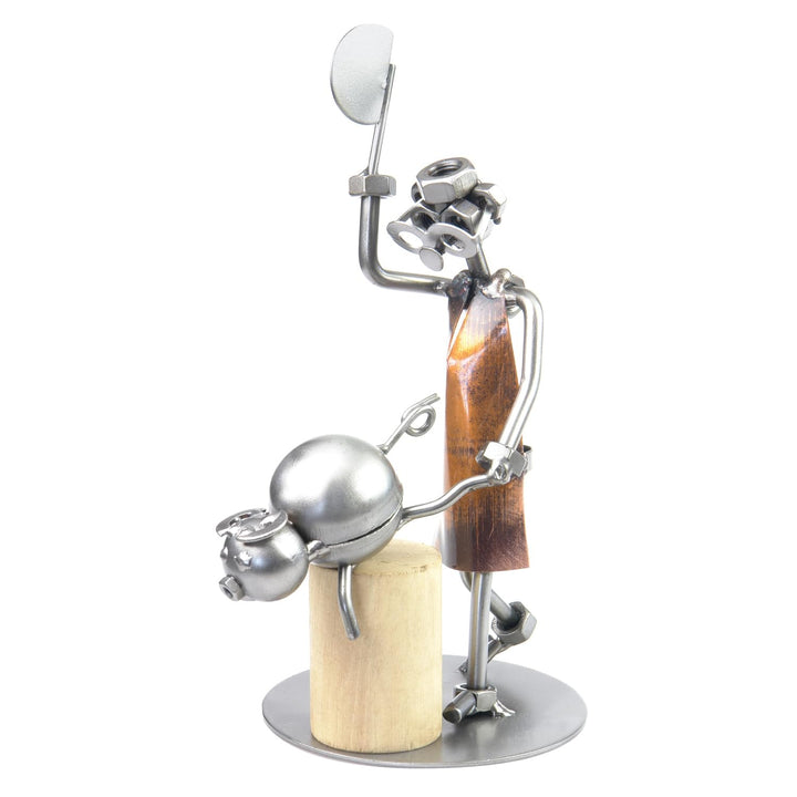 metalman24 Schraubenmännchen Metzger Schlachter I Handarbeit I Geschenkidee I Metallfigur I Metallmä