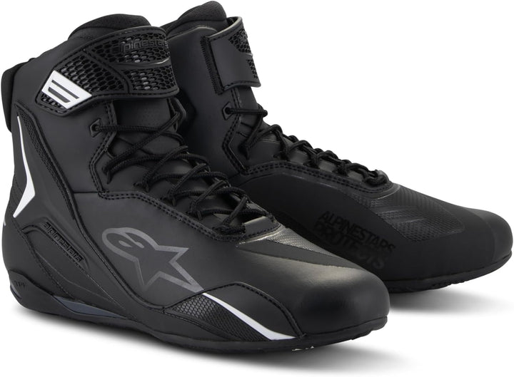 Alpinestars Faster-4 Motorcycle Shoes, Lightweight & Breathable, Seamless Knitted Construction & Adv