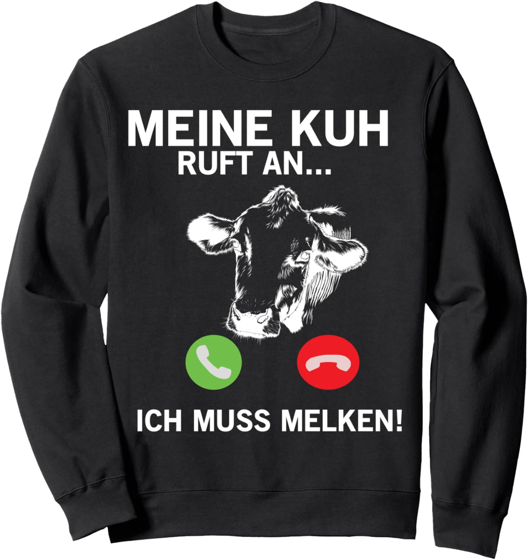 Kuh ruft, ich werde zur Milch gehen Sweatshirt