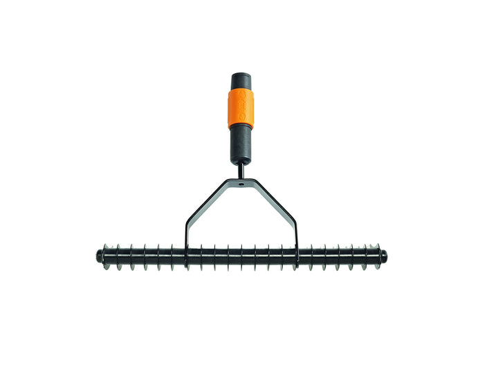 Fiskars Rasenlüfter, Gerätekopf, Breite: 37 cm, Schwarz/Orange, QuikFit, 1000655, Rasenlüfter
