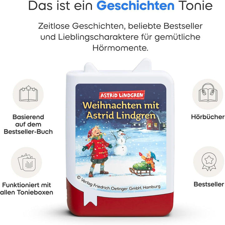 tonies Hörfigur für Toniebox, Book, Astrid Lindgren: Die schönsten Geschichten von Pippi Langstrumpf