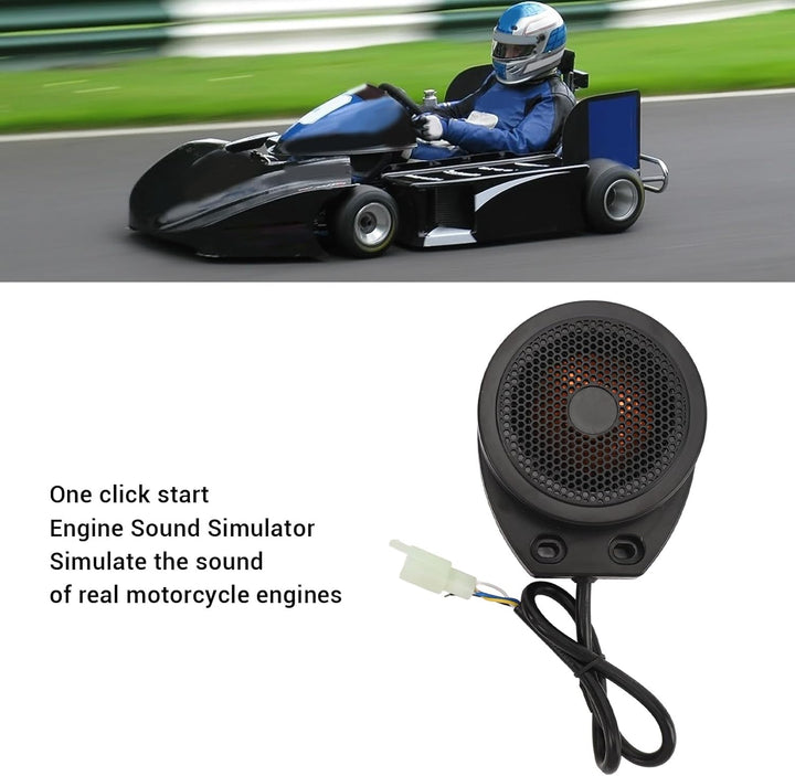 Motorradmotor -Schall -Simulator 110 DB, Universal DC12 Bis 80 V Motorschall Simuliertes System für