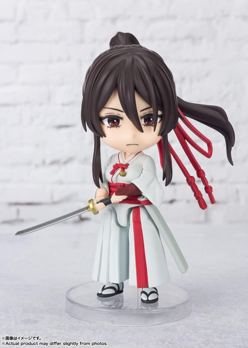 BANDAI Hell's Paradise Jigokuraku Figur Figuarts Mini Yamada Asaemon Sagiri 9 cm Schwarz, Schwarz