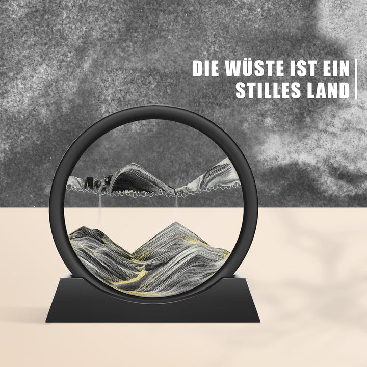 Wai Danie Sandbilder zum Drehen 3D Sandscape die Sandkunst in Tiefsee Fliessende Sandmalerei Sandbil