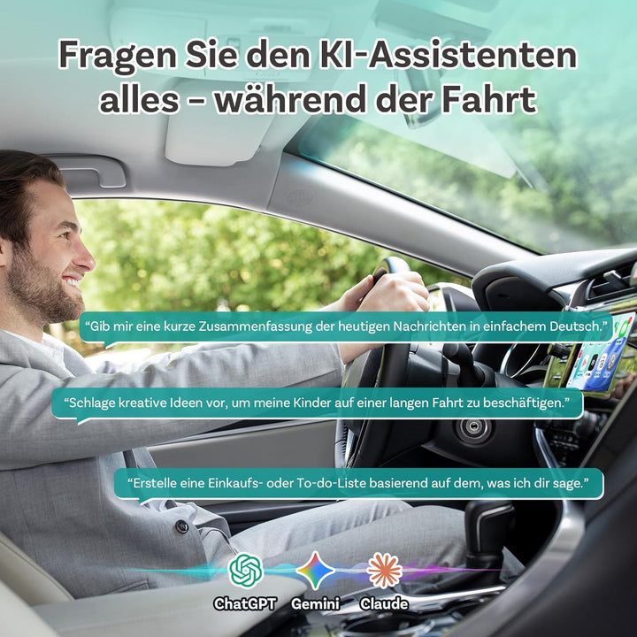 Neu 2025 Ottocast Mini Flow – Wireless CarPlay Adapter & Android Auto Adapter, 2-in-1 Dongle, Plug &