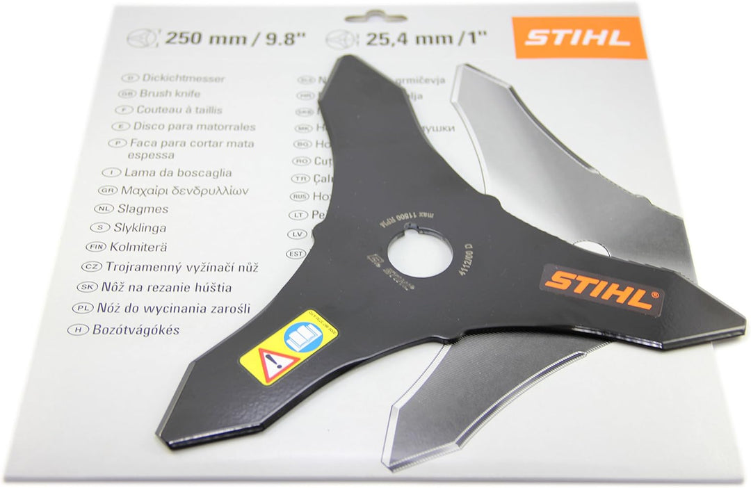 Stihl Original 4112 713 4100 250 mm Bürstenmesser 3B