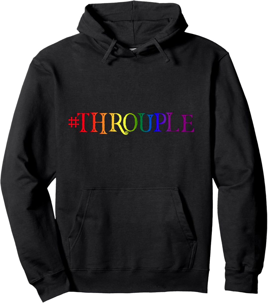 #throuple lustige Polyamorie viel Liebe polyamourös Pullover Hoodie