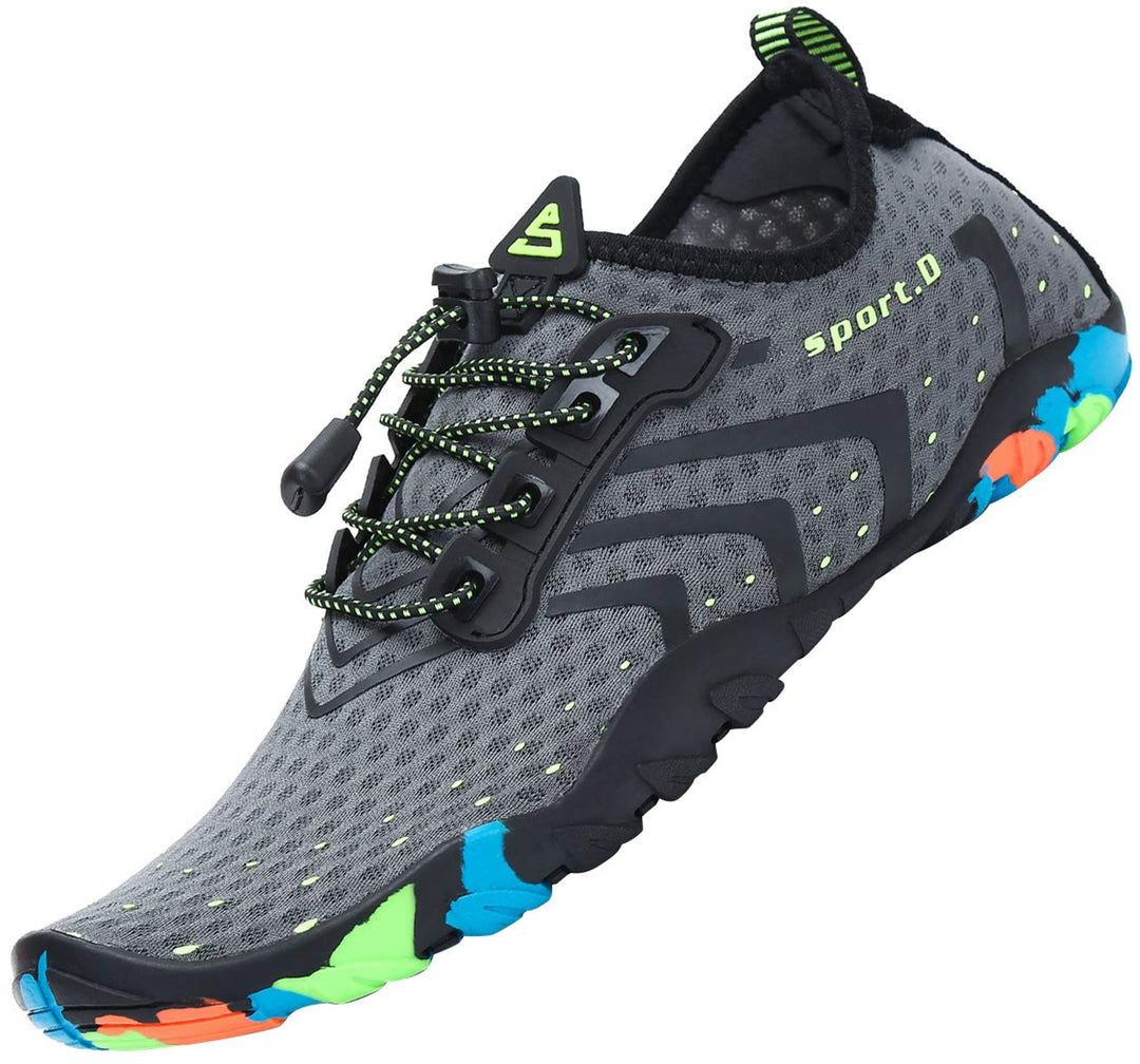 SAGUARO Badeschuhe für Herren Damen - 7/9 Drainagelöcher Schnelltrocknende rutschfest, Gr 35-48 36 E