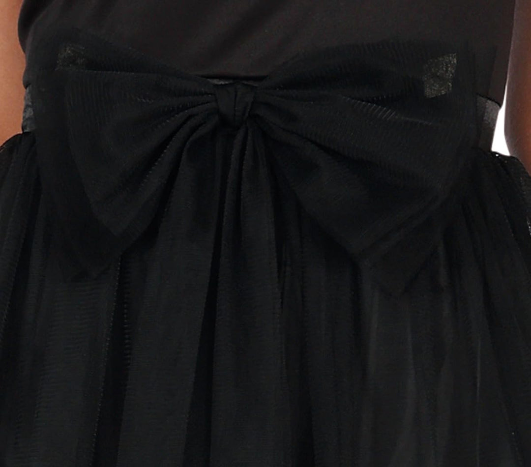 FIESTAS GUIRCA | Gothic Girl Nachtkönigin Kostüm - Kleid und Blume für Teenager und Erwachsene - Got