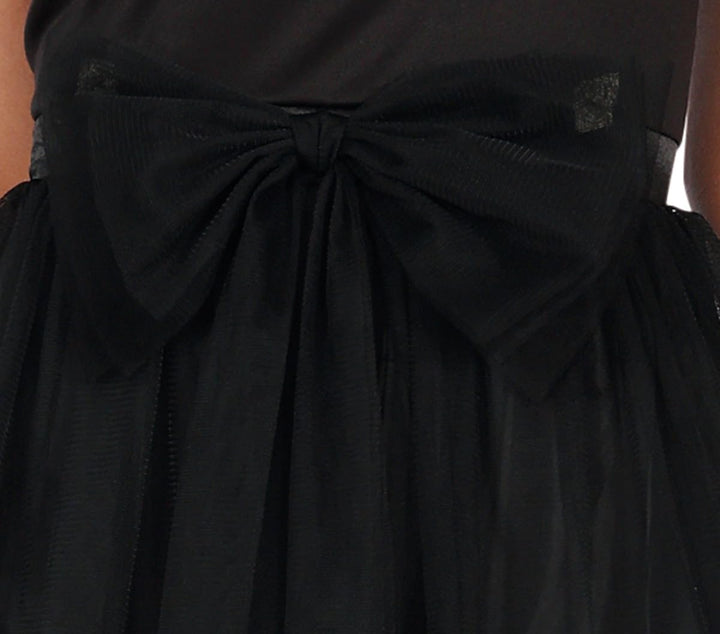 FIESTAS GUIRCA | Gothic Girl Nachtkönigin Kostüm - Kleid und Blume für Teenager und Erwachsene - Got