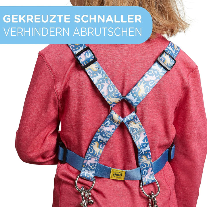 Jubi® Pferdeleine Kinder - grössenverstellbar für perfekten Sitz und Aufbewahrungsbeutel - Pferdeges