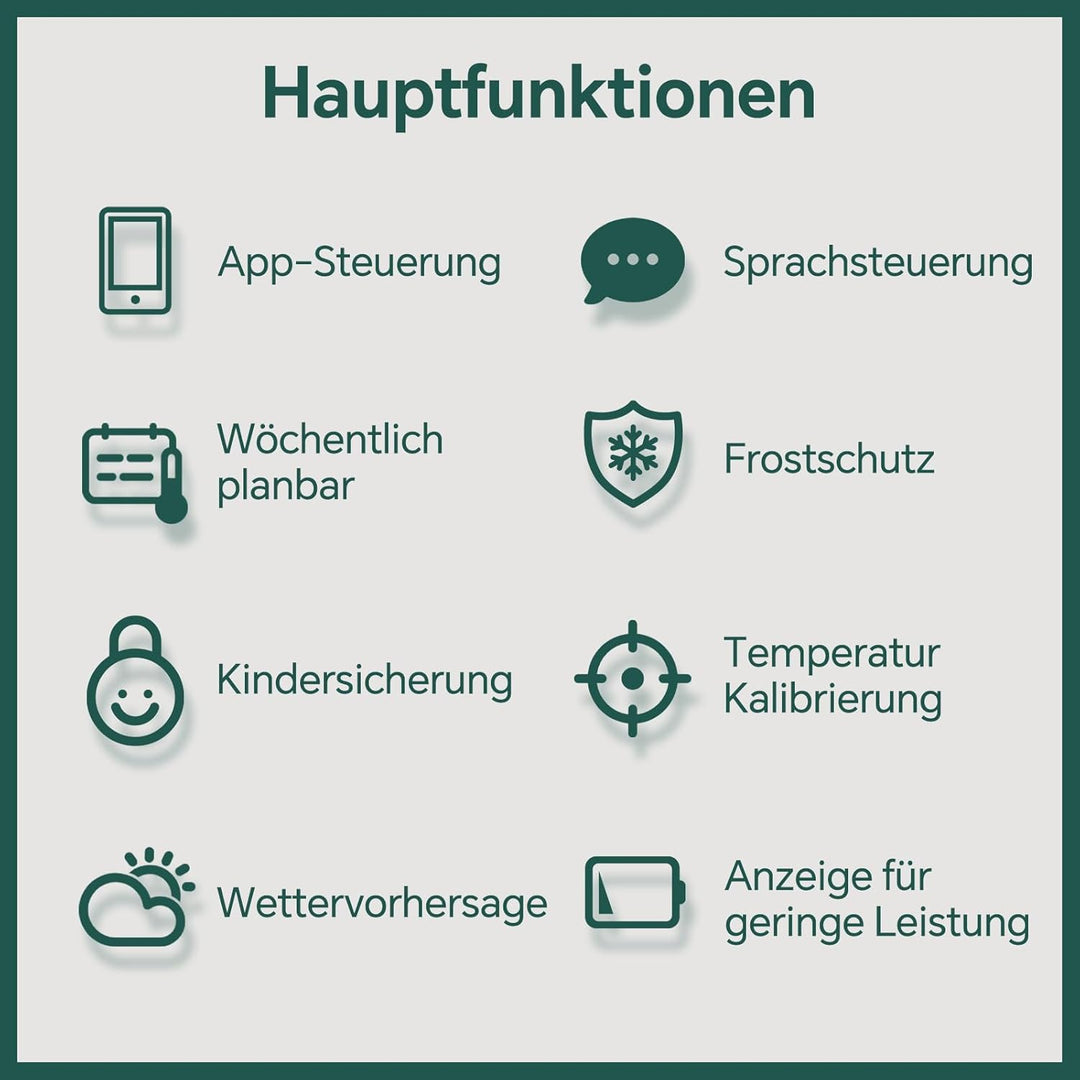 Beok Smart Thermostat Für Gaskessel, Tuya WiFi Raumthermostat Heizungthermostat Digital LCD-Anzeige