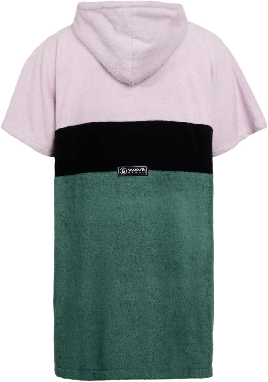 WAVE HAWAII Bade-Poncho für Damen & Herren | Grösse L, 170-200cm | 100% Baumwolle Surf-Poncho | Velo