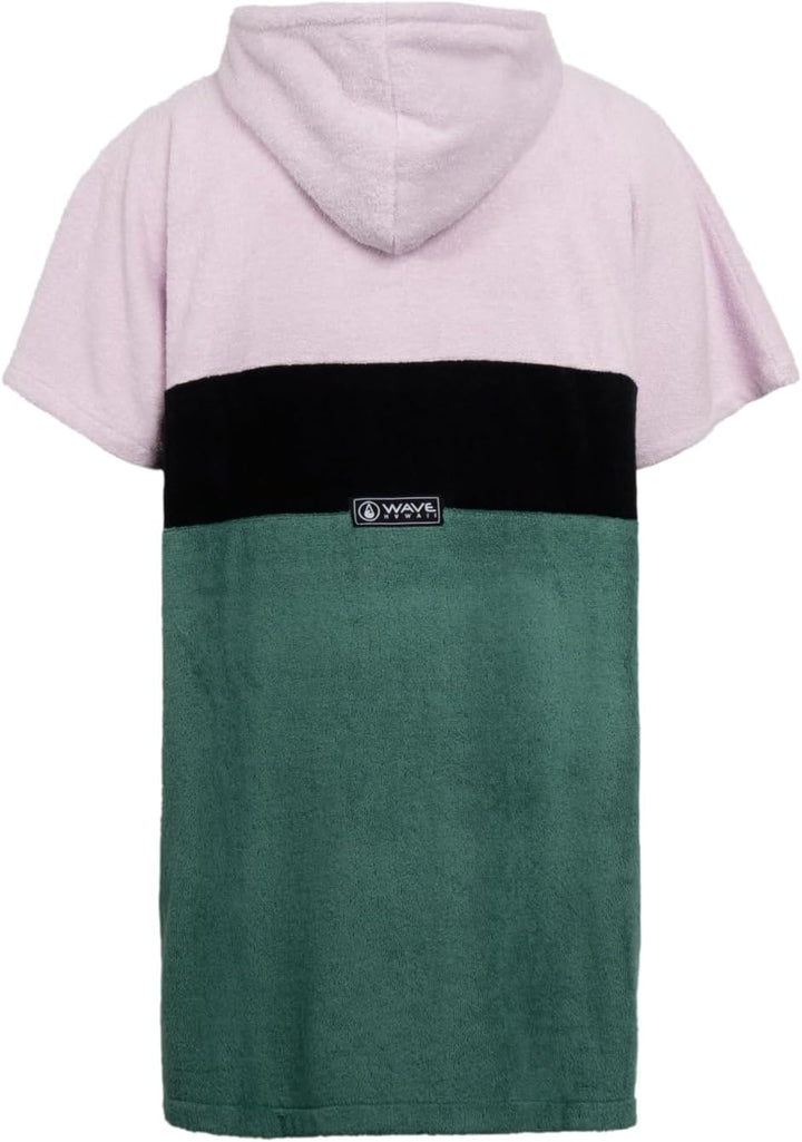 WAVE HAWAII Bade-Poncho Damen & Herren, Grösse S, 145-175cm, 100% Baumwolle Surf-Poncho für Erwachse