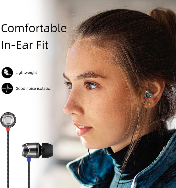 SoundMAGIC E10 Kabelgebundene Kopfhörer ohne Mikrofon, HiFi-Stereo-Ohrhörer, geräuschisolierende In-