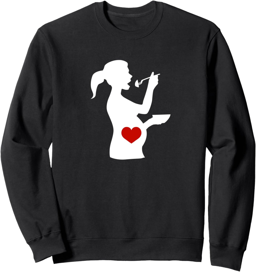 Expecting Parents Lustiger Spruch Hungry Mom Sweatshirt