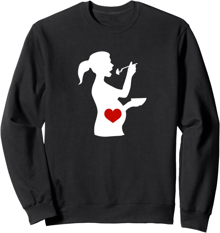 Expecting Parents Lustiger Spruch Hungry Mom Sweatshirt