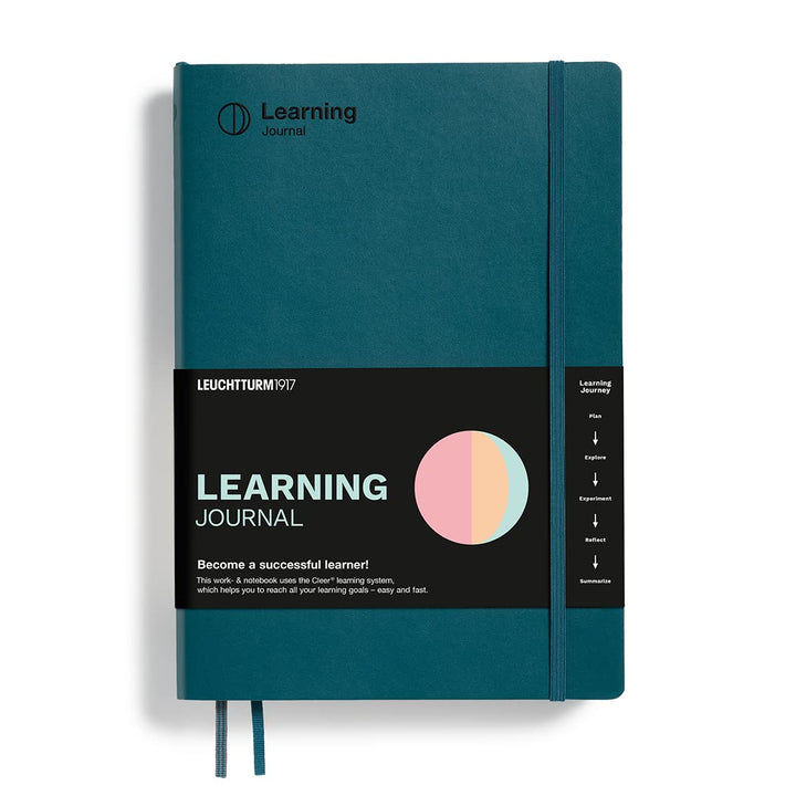 LEUCHTTURM1917 367501 Learning Journal Composition (B5), Flexcover, Pacific Green, Englisch Englisch