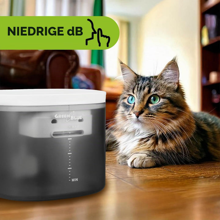 Green Blue Automatischer Wasserspender für Haustiere | Trinkbrunnen für Hunde und Katzen | 3L Fassun