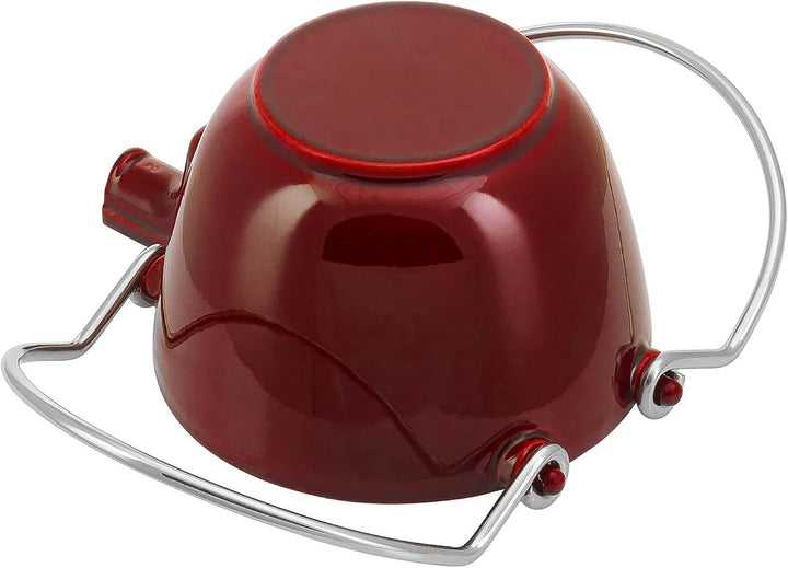 STAUB 1650087 Runder Teekessel, Gusseisen, Grenadine 1 Quart Grenadine, 1 Quart Grenadine