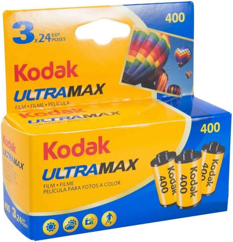 Kodak - 6034052 - Ultramax 400 135/24 (1x3) Film Single, Single