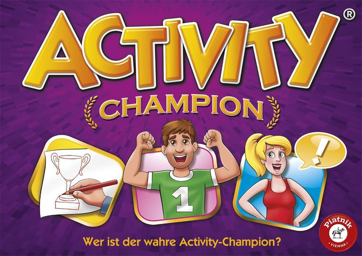 Piatnik 6051 6051-Partyspiel-Activity Champion | Partyspiel | Actvity Klassiker, Mehrfarbig Activity