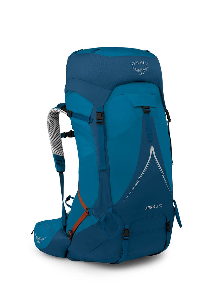 Osprey Europe Herren Atmos Ag Lt 50 Backpack Night Shift/Scoria Blue L-XL, Night Shift/Scoria Blue L