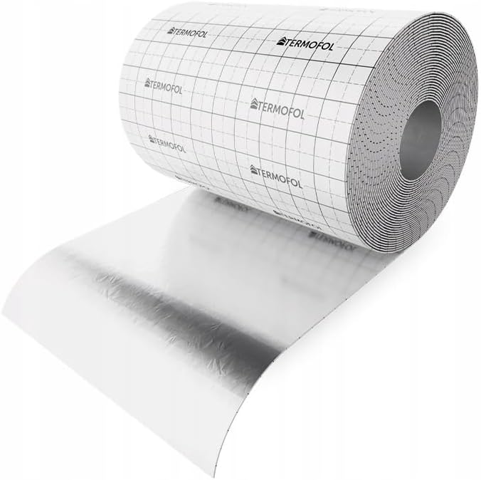 Termofol Aluminiumschaumisolierung – 3 mm Dicke, 50 m laufend, Breite 100 cm – Wärme- und Schalldämm