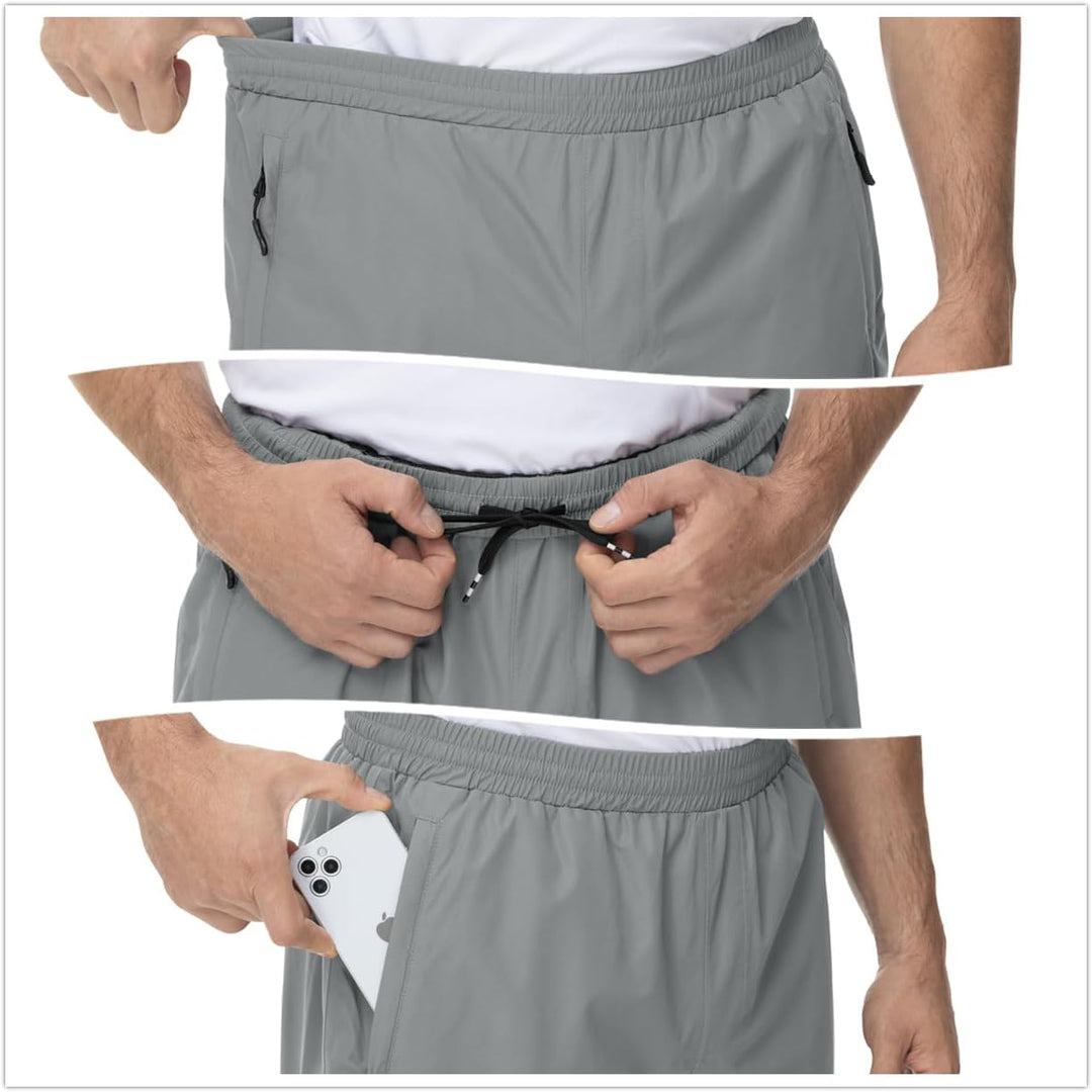 Herren Hose Wasserdicht Regenhose Leichte Winddichte Fahrrad für Outdoor Mesh Atmungsaktiv Arbeitsho