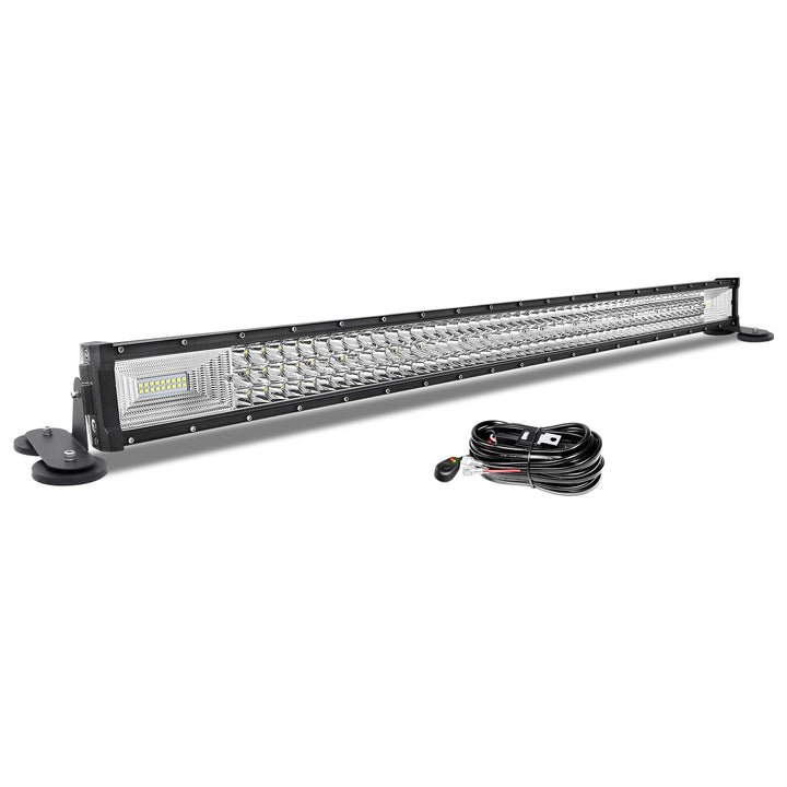 AUXTINGS 106 cm LED Lichtleiste 540W Spot Zusatzscheinwerfer Flutlicht Spot LED Arbeitsleuchte mit m