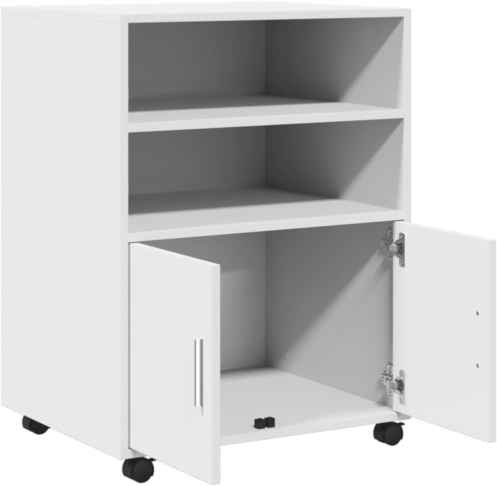 vidaXL Rollschrank, Büroschrank mit Stauraum, Aktenschrank für Wohnzimmer Büro, Bürocontainer Schran