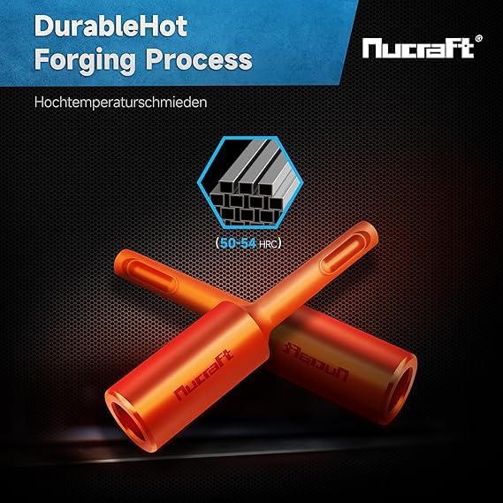 Nucraft SDS-PLUS Professional Erdnageleintreiber zum Einstecken von Tiefenerder Erder Erdung Staberd