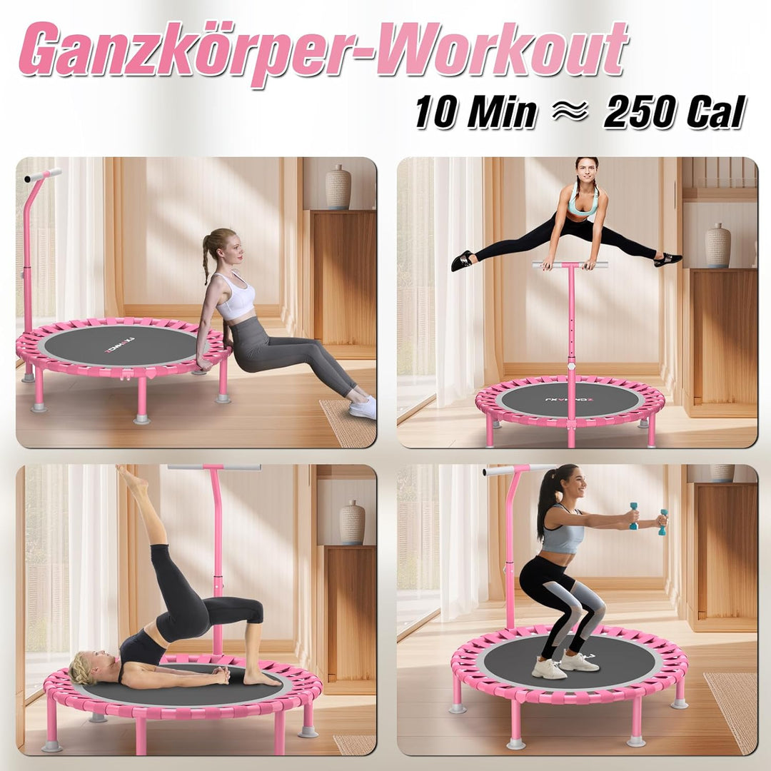 Faltbares Mini-Trampolin, 101,6 cm, Rebounder-Trampolin für Erwachsene und Kinder, 204 kg Kapazität