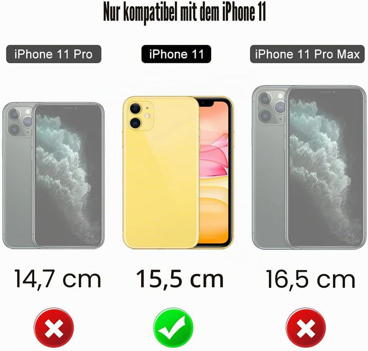 Beeasy Hülle Kompatibel mit iPhone 11, Wasserdicht Stossfest Outdoor Handy Case Militärstandard Schu