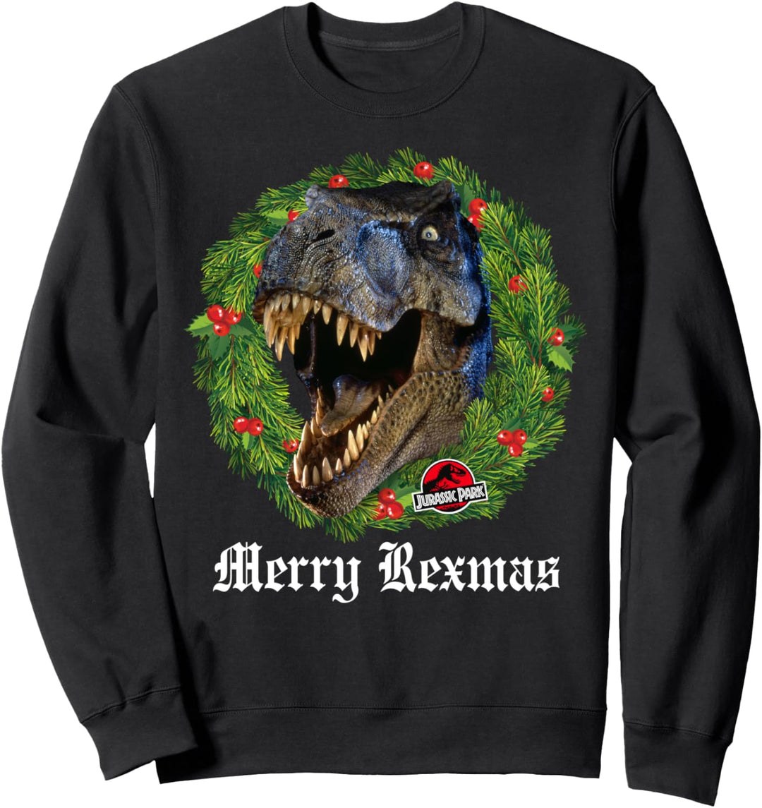 Jurassic Park Christmas Merry Rexmas Sweatshirt