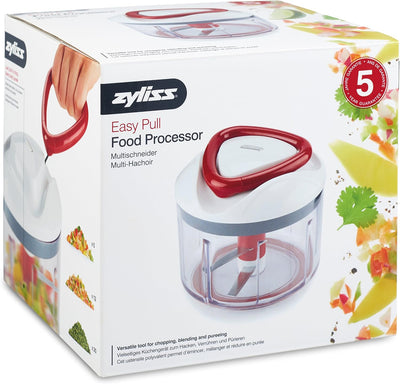 Zyliss E910015 Easy Pull Universalhacker Manuell, 750ml, Gemüsehobel, Zwiebelschneider, Zerkleinerer