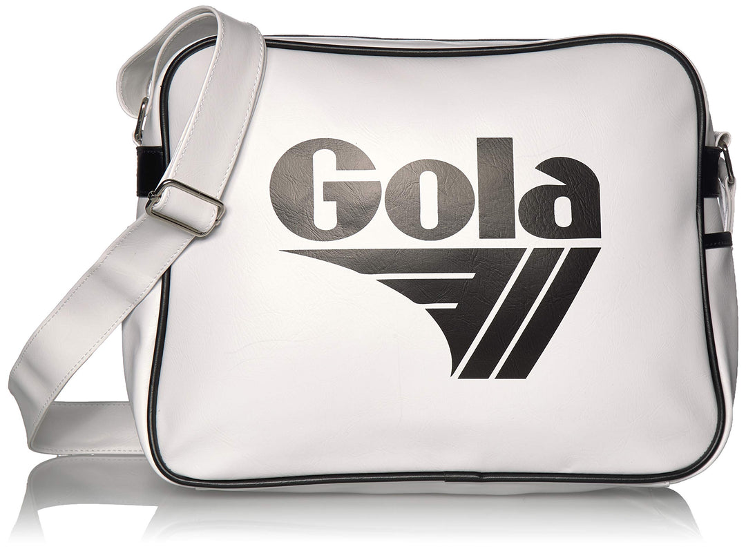Gola Redford CUB901, Unisex - Erwachsene Henkeltaschen, 36x27x12 cm (B x H x T) Weiss/White/Black, W