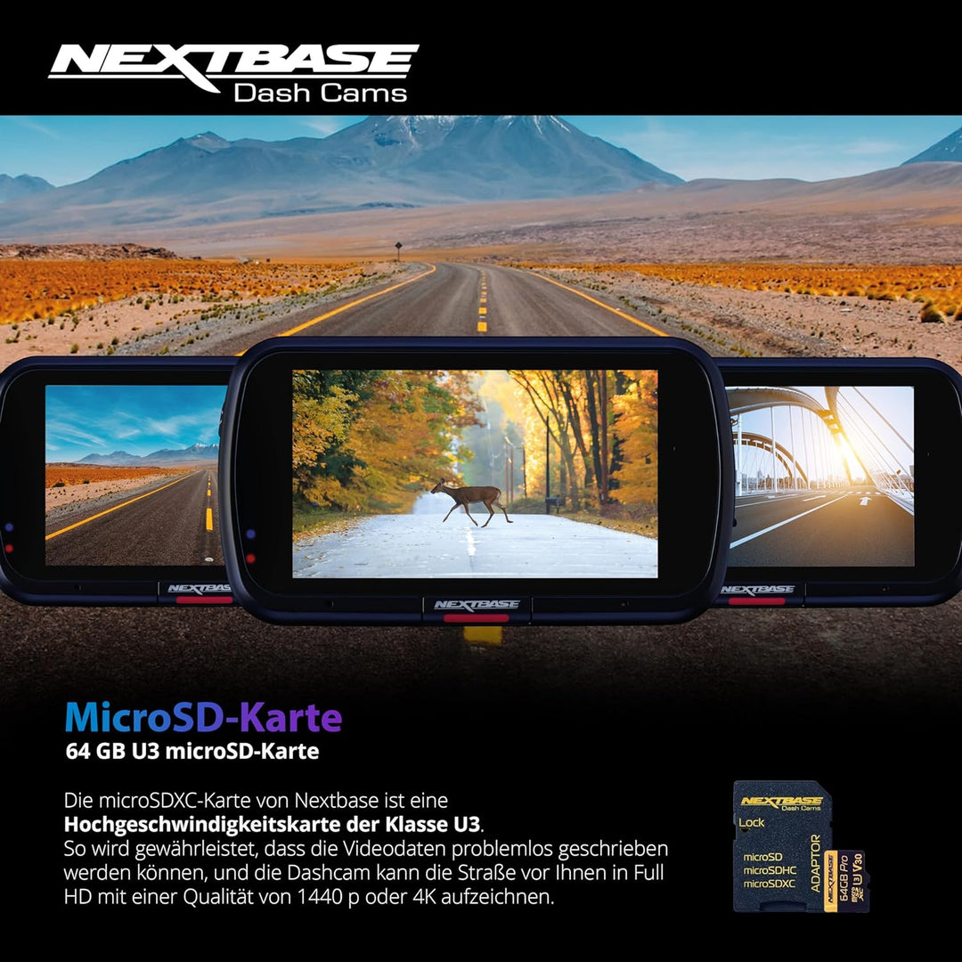 Nextbase Series 2 SD Cards (64 GB) 64GB, 64GB