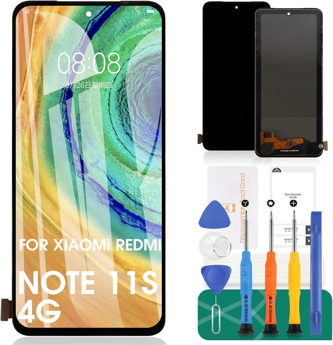 Für Xiaomi Redmi Note 11S 4G LCD Display Für Xiaomi Redmi Note 11 4G Bildschirm Ersatz Für Xiaomi Po