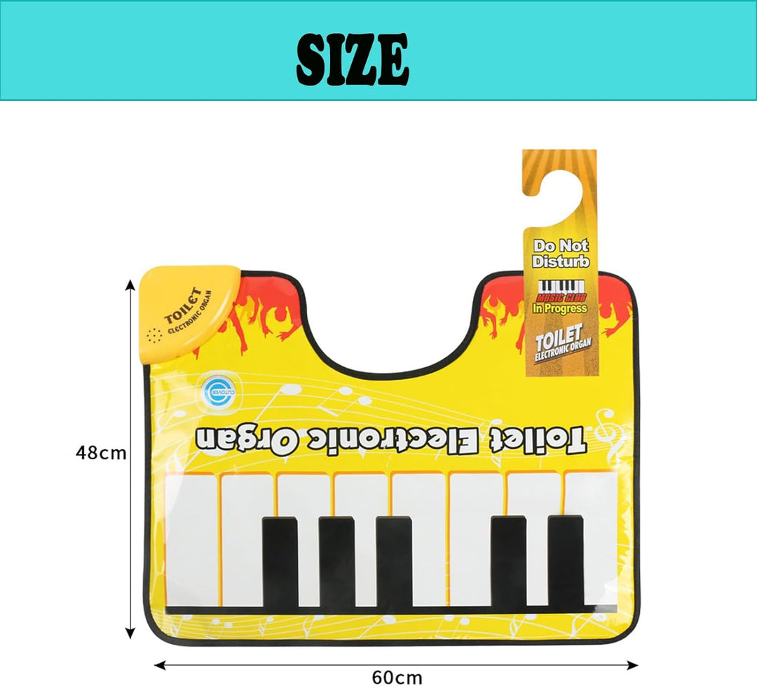 Toiletten Piano Matte, Toiletten Klavier Bodenmatte - Klavier Bodenmatte Mit Klavierklang, Toilet El