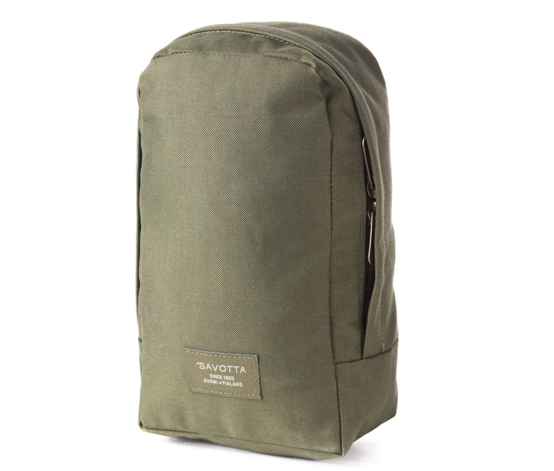 Savotta Verticale L - Zusatztasche für Rucksack - 4L - 1000D Cordura PU Beschichtung Oliv, Oliv