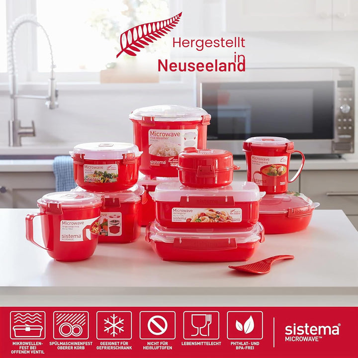 Sistema Mikrowellen-Behälter | Mikrowellen-SuppentassePorridge-Schale & Nudel-Schale | Mikrowellenge