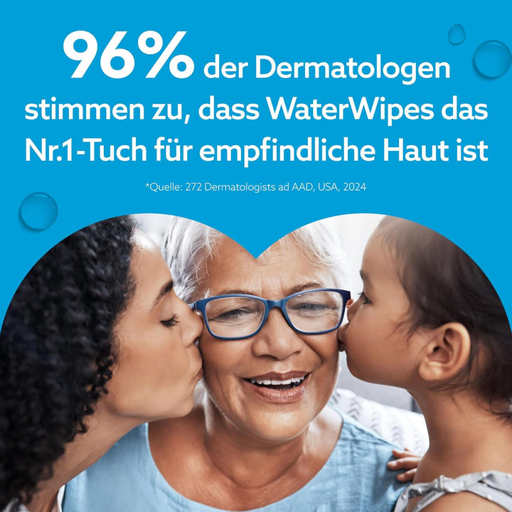 WaterWipes Original plastikfreie Feuchttücher für Babys und Kleinkinder 1080 Stück (18 Packungen), h