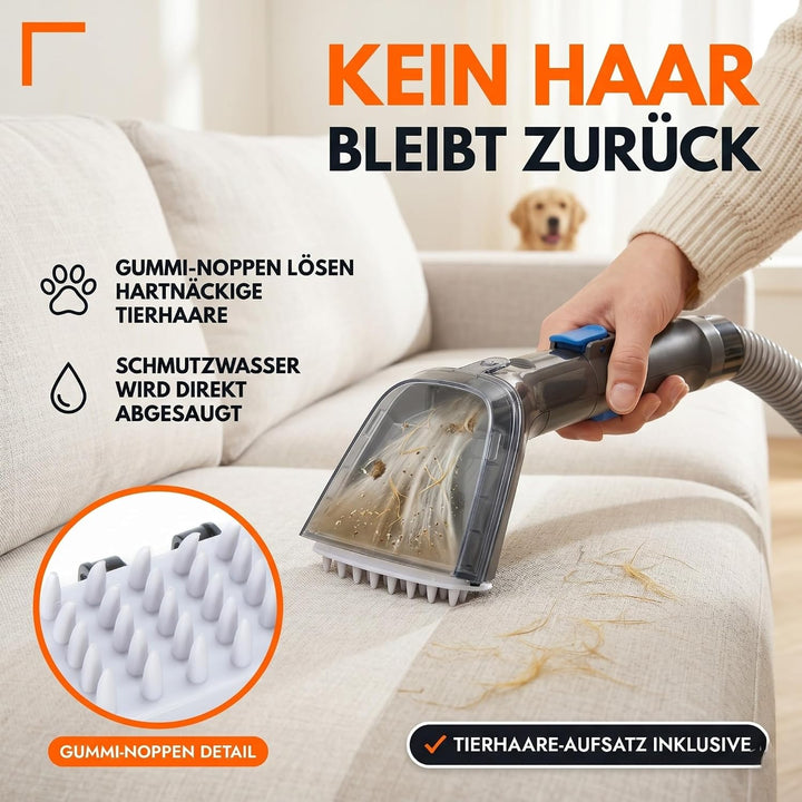 SOMMERTAL MultiCleaner WS600 Polsterreiniger, Waschsauger | Gerät für Teppiche, Treppen, Polster, So