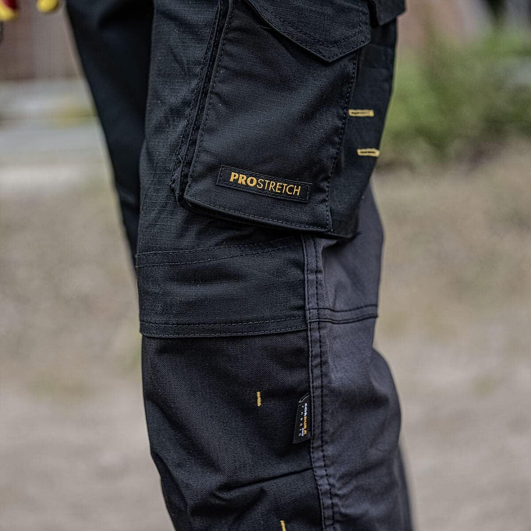 DEWALT Herren Dewmem3833-tb Memphis Holsterhose, Taille 96,5 cm, Bein 83,8 cm, schwarz/grau, 38W / 3